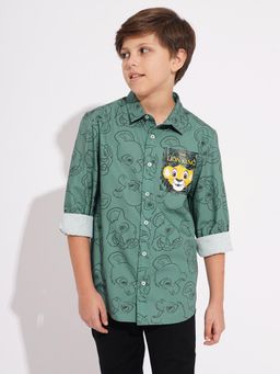 Jack & Jones Junior - Boys Regular Fit Green Shirt
