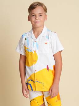 Jack & Jones Junior - Boys Regular Fit White Shirt