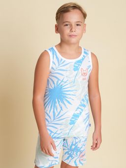 Jack & Jones Junior - Boys Regular Fit Blue T-shirt