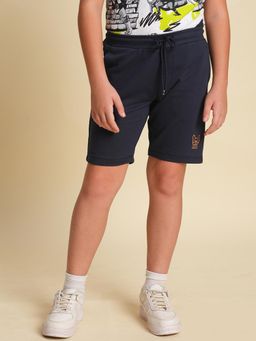Jack & Jones Junior - Boys Regular Fit Navy Blue Shorts