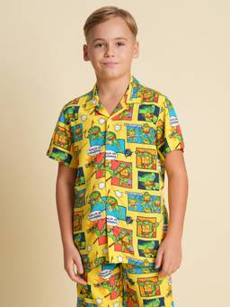 Jack & Jones Junior - Boys Regular Fit Yellow Shirt