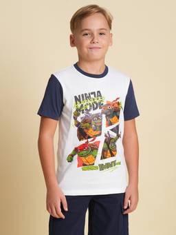Jack & Jones Junior - Boys Regular Fit White T-shirt