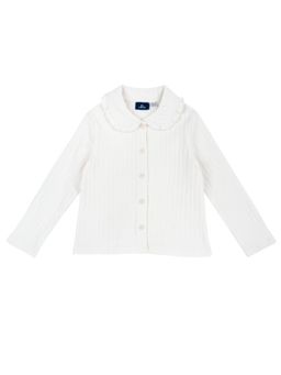 Chicco - Girls White Self Design Top