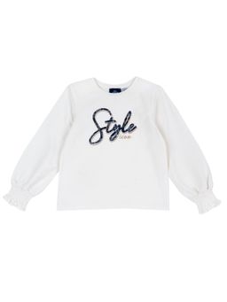 Chicco - Girls White Printed Top
