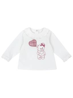 Chicco - Girls White Embroidered Top