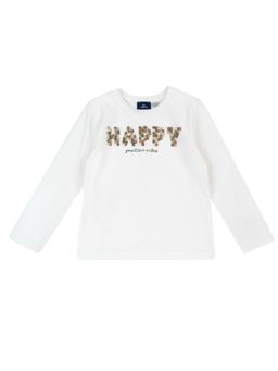Chicco - Girls White Printed Long Sleeves T-shirt