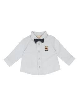 Chicco - Boys Blue Long Sleeves Shirt with Bow