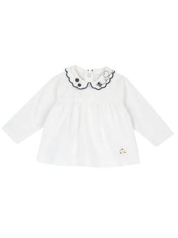 Chicco - Girls White Embroidered Top