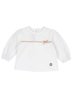 Chicco - Girls White Embellished Top