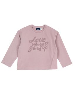 Chicco - Girls Purple Printed Long Sleeves T-shirt