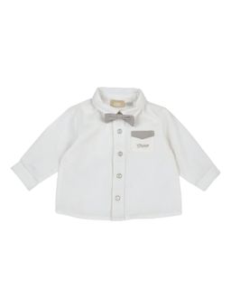 Chicco - Boys Off White Long Sleeves Shirt with Bow