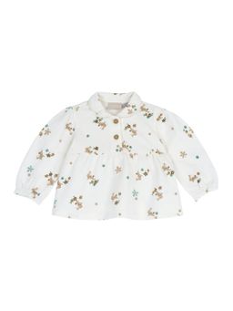 Chicco - Girls White Printed Top