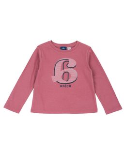 Chicco - Girls Pink Printed Long Sleeves T-shirt