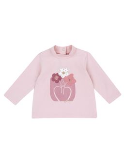 Chicco - Girls Pink Printed Long Sleeves T-shirt