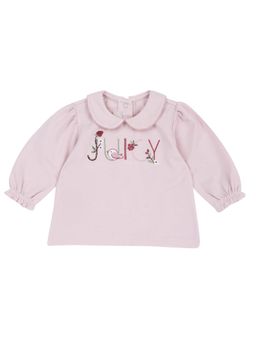 Chicco - Girls Light Pink Embroidered Top
