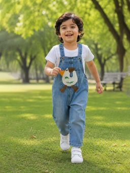 Little Surprise Box - Ducky Denim Dungaree