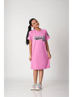 Urban buds - Premium Girls Graphic T-Shirt Dress