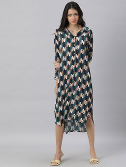 RAREISM - Multi-Color Solid Plain Dress