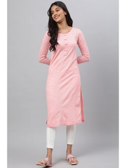Aurelia - Pink Acrylic Winter Kurta