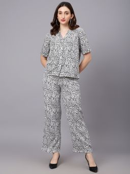 KOTTY - Women Floral Printed Top Trousers Co-Ord (Set of 2)