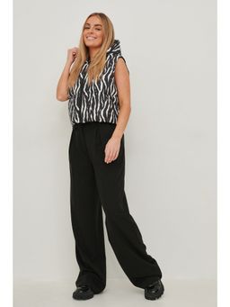 NA-KD - Short Padded Vest-zebra