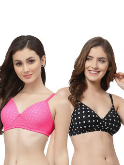 Cukoo - Lightly Padded Bra - Multi-color (Pack of 2)