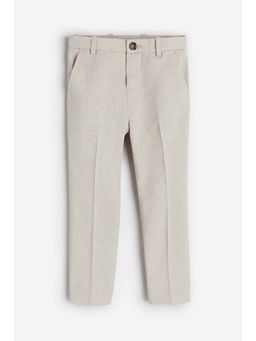 H&M - Boys Beige Slim Fit Suit Trousers