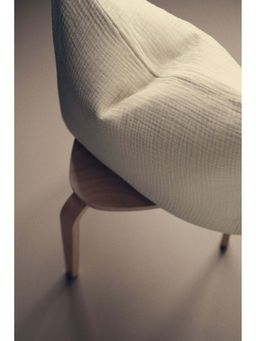 H&M - Beige Cotton Muslin Pillowcase