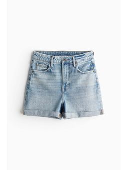 H&M - Women Blue Mom Ultra High Denim Shorts