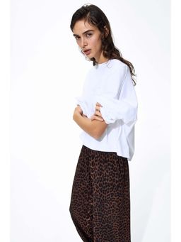 H&M - Women Brown Wide Pull-On Trousers