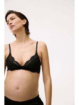 H&M - Women Black Mama Lace Nursing Bra