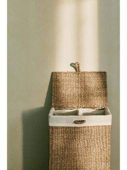 H&M - Brown Seagrass Laundry Basket