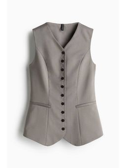 H&M - Women Grey Suit Waistcoat