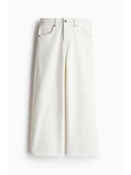 H&M - Women White Wide Jeans