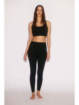 H&M - Women Black Sports Leggings With Softmove