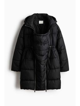 H&M - Women Black Mama Before & After Babywearing Puffer Coat