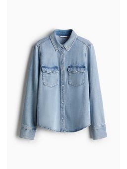 H&M - Women Blue Denim Shirt