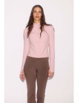 H&M - Women Pink Zip-Through Sports Jacket with Softmove