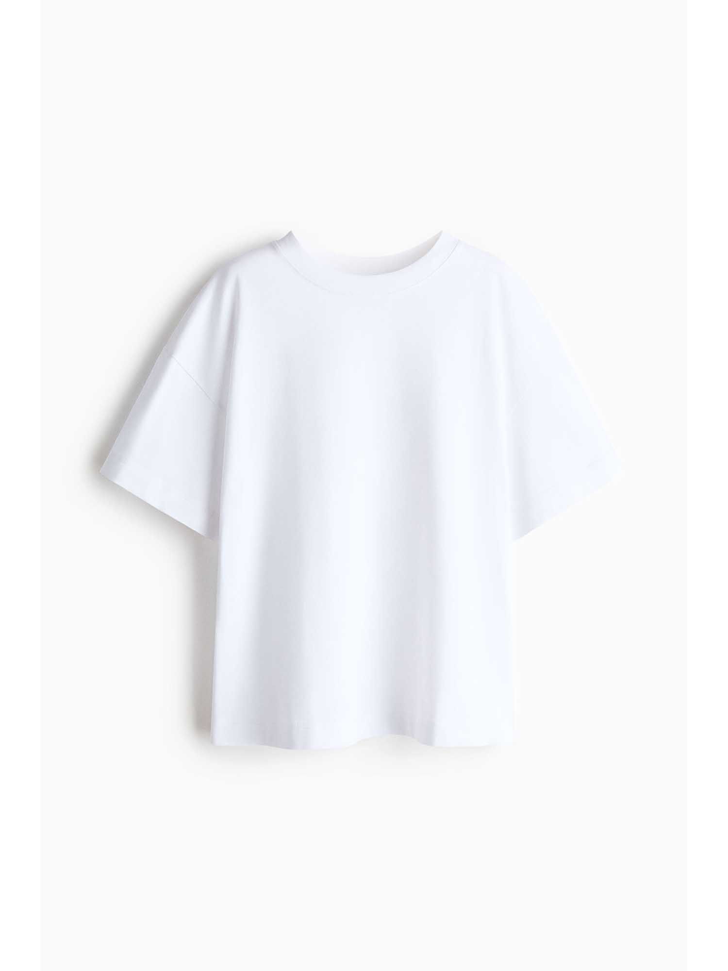 h&m Women White Oversized T-Shirt-picture-23