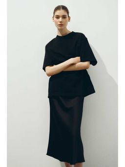 H&M - Women Black Midi Skirt