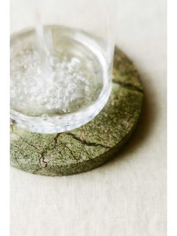 H&M - Green 4-Pack Marble Coasters