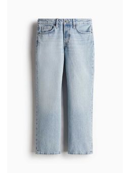 H&M - Women Blue Straight Regular Ankle Jeans