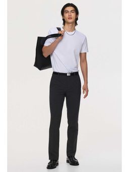 H&M - Men Grey Slim Fit Tailo Trousers