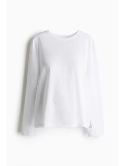 H&M - Women White Mama Cotton Jersey Top