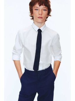 H&M - Boys White Easy-Iron Shirt