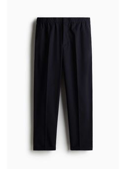 H&M - Men Blue Relaxed Fit Tape Trousers