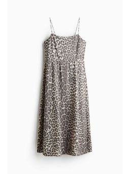 H&M - Women Brown Midi Strappy Dress