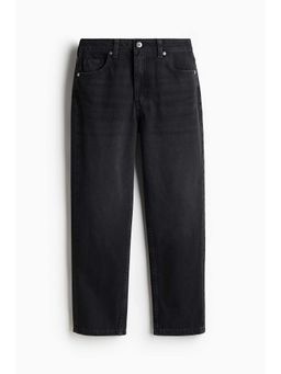 H&M - Women Black Straight High Ankle Jeans