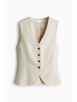 H&M - Women Beige Suit Waistcoat