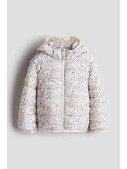 H&M - Girls White Water-Repellent Padded Jacket